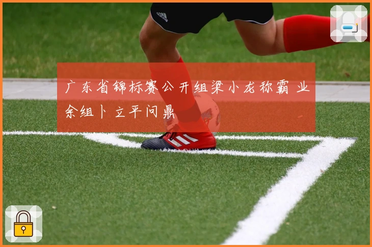 广东省锦标赛公开组梁小龙称霸 业余组卜立平问鼎